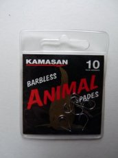 Kamasan Animal Barbless - Spade maat 10 Kamasan Animal Barbless - Spade maat 10