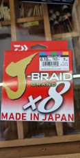 Daiwa J-Braid Grand X8 (Multicolor) (0.10mm) 150m Daiwa J-Braid Grand X8 (Multicolor) (0.10mm)