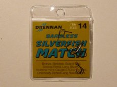 Drennan Barbless Silverfish Match maat 16 Drennan Barbless Silverfish Match maat 16