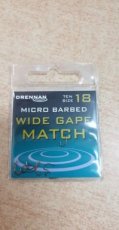 Drennan Micro Barbed Wide Gape Match MAAT 18 Drennan Micro Barbed Wide Gape Match